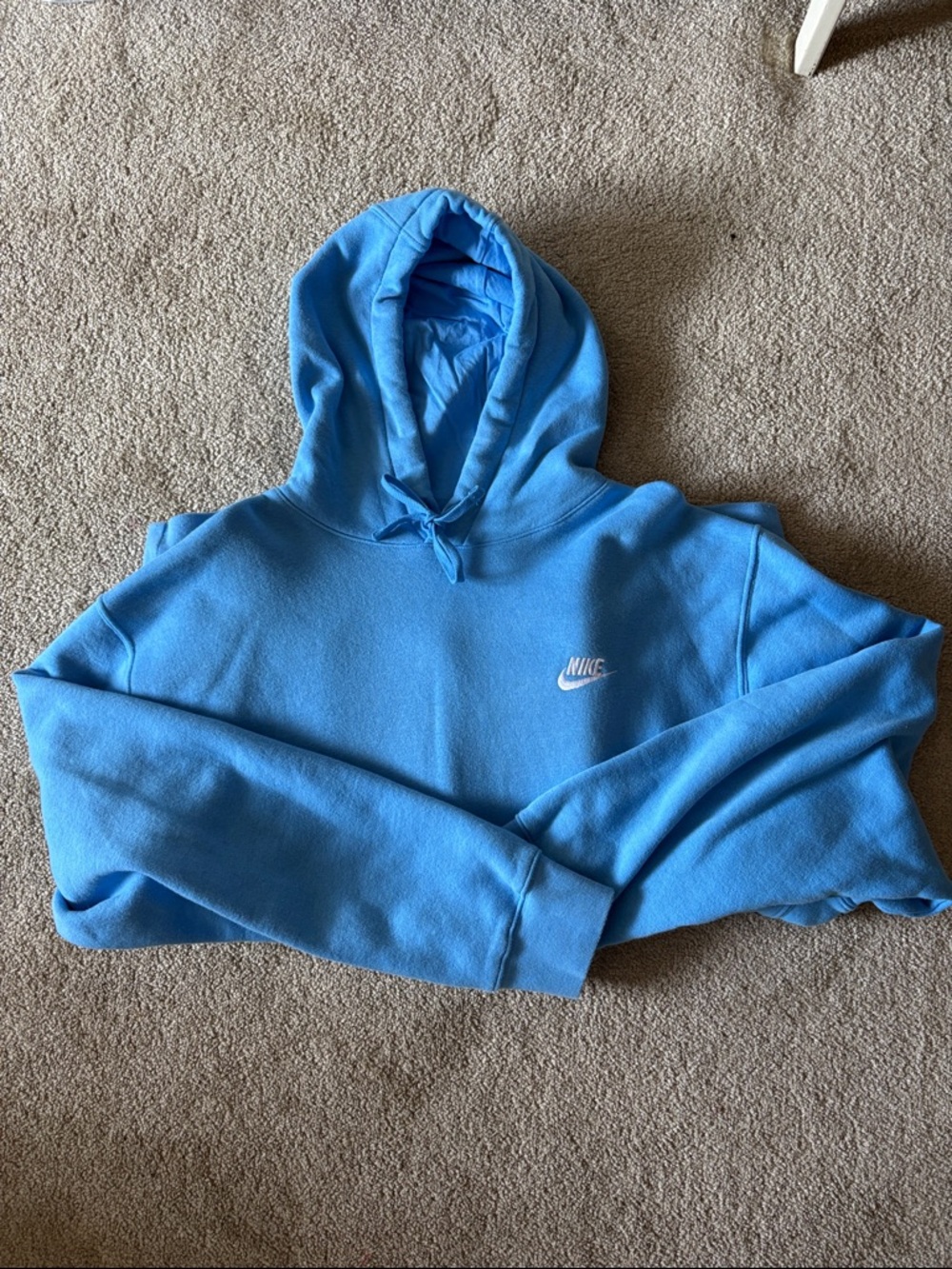 Nike Women's Light Blue Pullover Hoodie